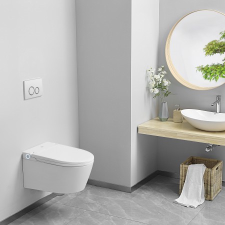 Toaleta Myjąca SUPERIOR - wersja podwieszana, elektroniczny bidet i podgrzewana toaleta