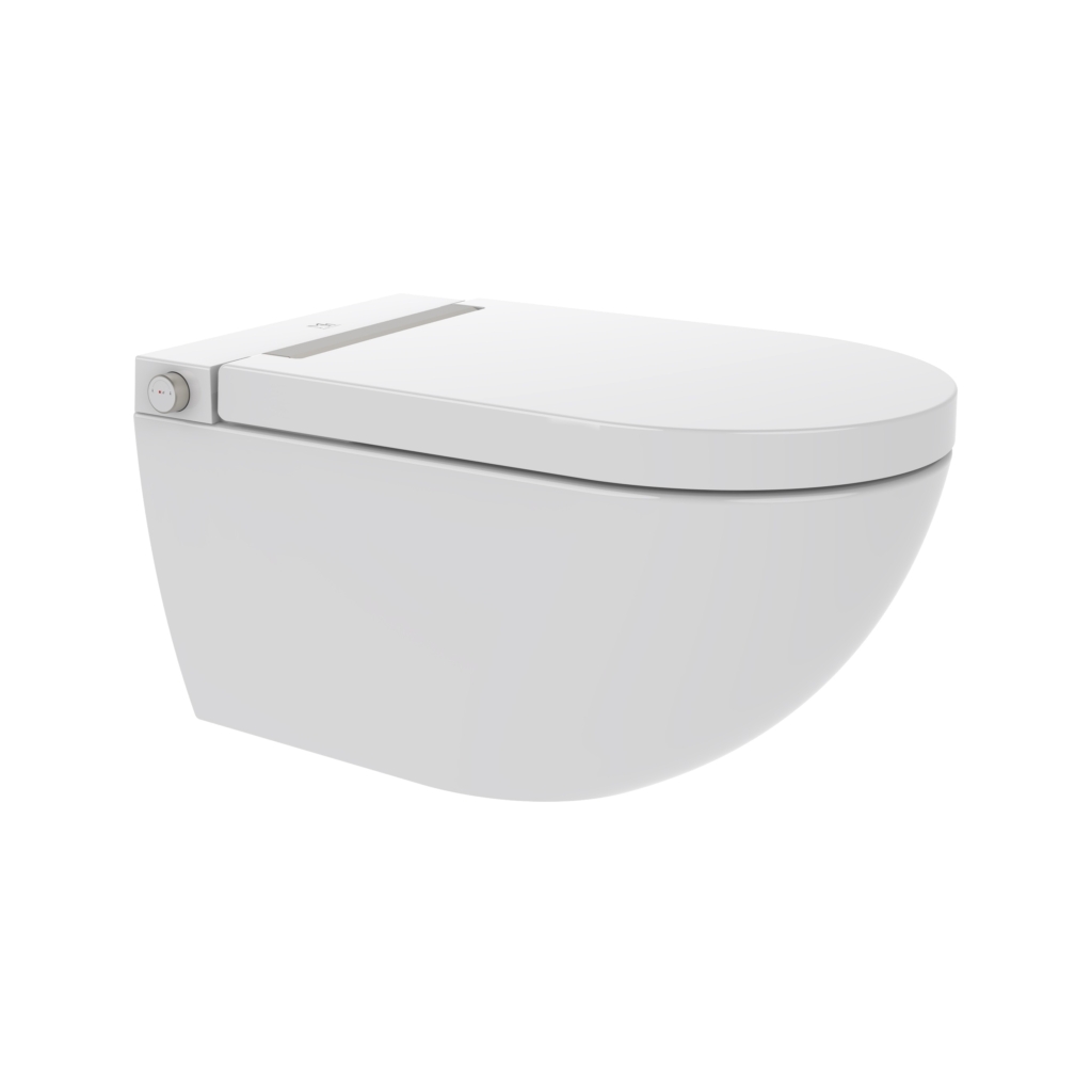 ROYAL Smart Toilet Set with Frame and CORAL BLACK Flush Button