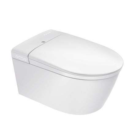 SUPERIOR Smart Toilet Set with Frame and AURA WHITE Flush Button